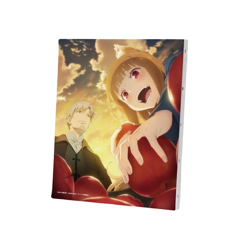 『狼と香辛料 MERCHANT MEETS THE WISE WOLF』ホロ&ロレンス コンセプトビジュアル キャンバスボード【202603再販】