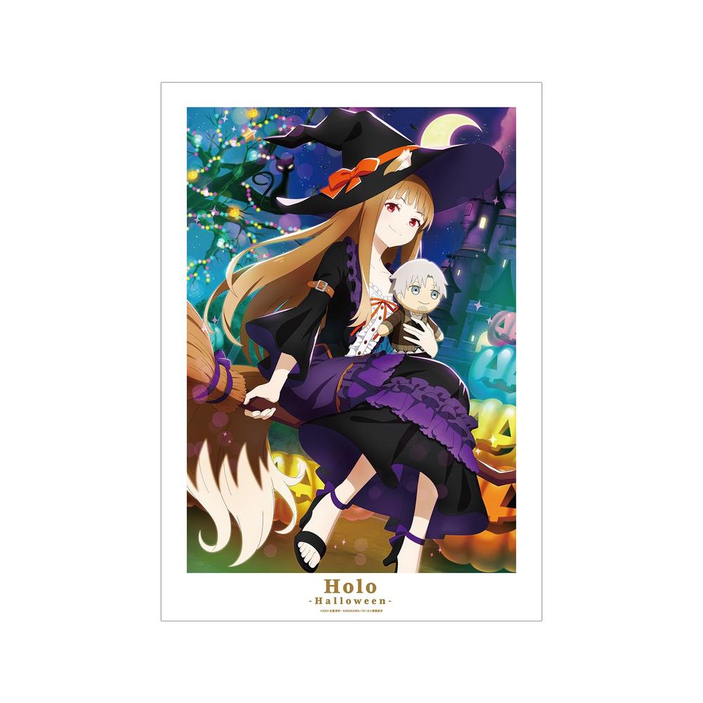 『狼と香辛料 MERCHANT MEETS THE WISE WOLF』ホロ 「ハロウィン」ビジュアル A3マット加工ポスター【202603再販】