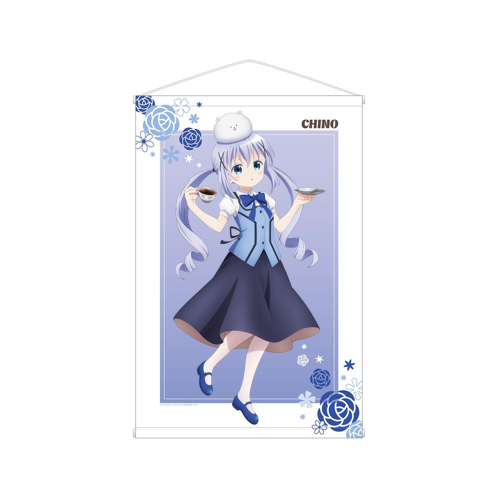 『ご注文はうさぎですか? BLOOM』描き下ろし チノ 素敵なティータイムver. B2タペストリー【202507再販】