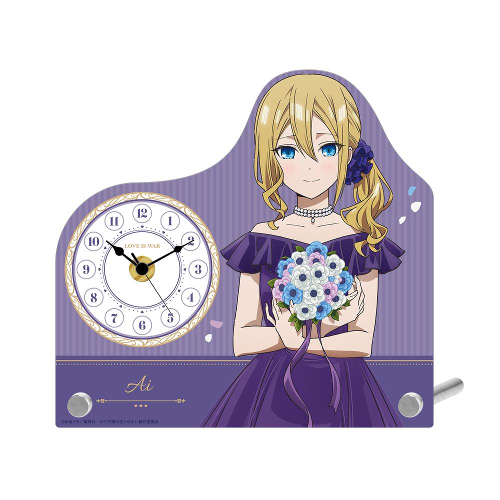 『かぐや様は告らせたい-ファーストキッスは終わらない-』描き下ろし 早坂 愛 <早坂愛バースデーver.> アクリルスタンド時計【202510再販】