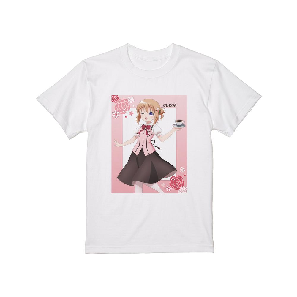 『ご注文はうさぎですか? BLOOM』描き下ろし ココア 素敵なティータイムver. Tシャツメンズ【202507再販】