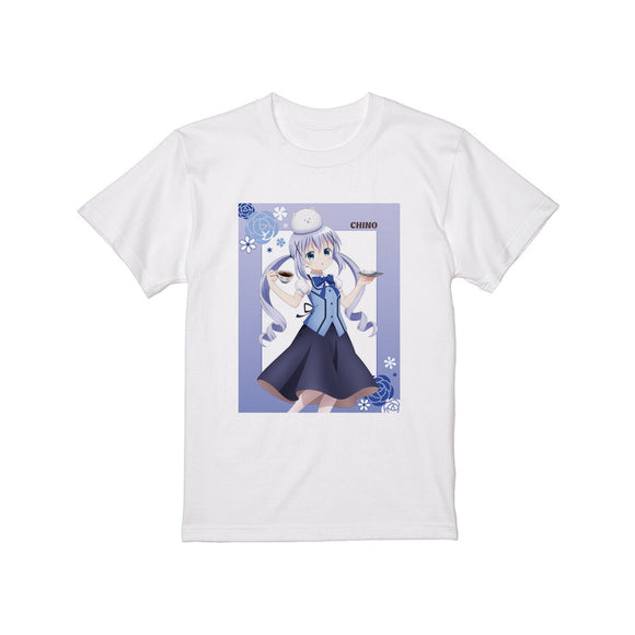 『ご注文はうさぎですか? BLOOM』描き下ろし チノ 素敵なティータイムver. Tシャツメンズ