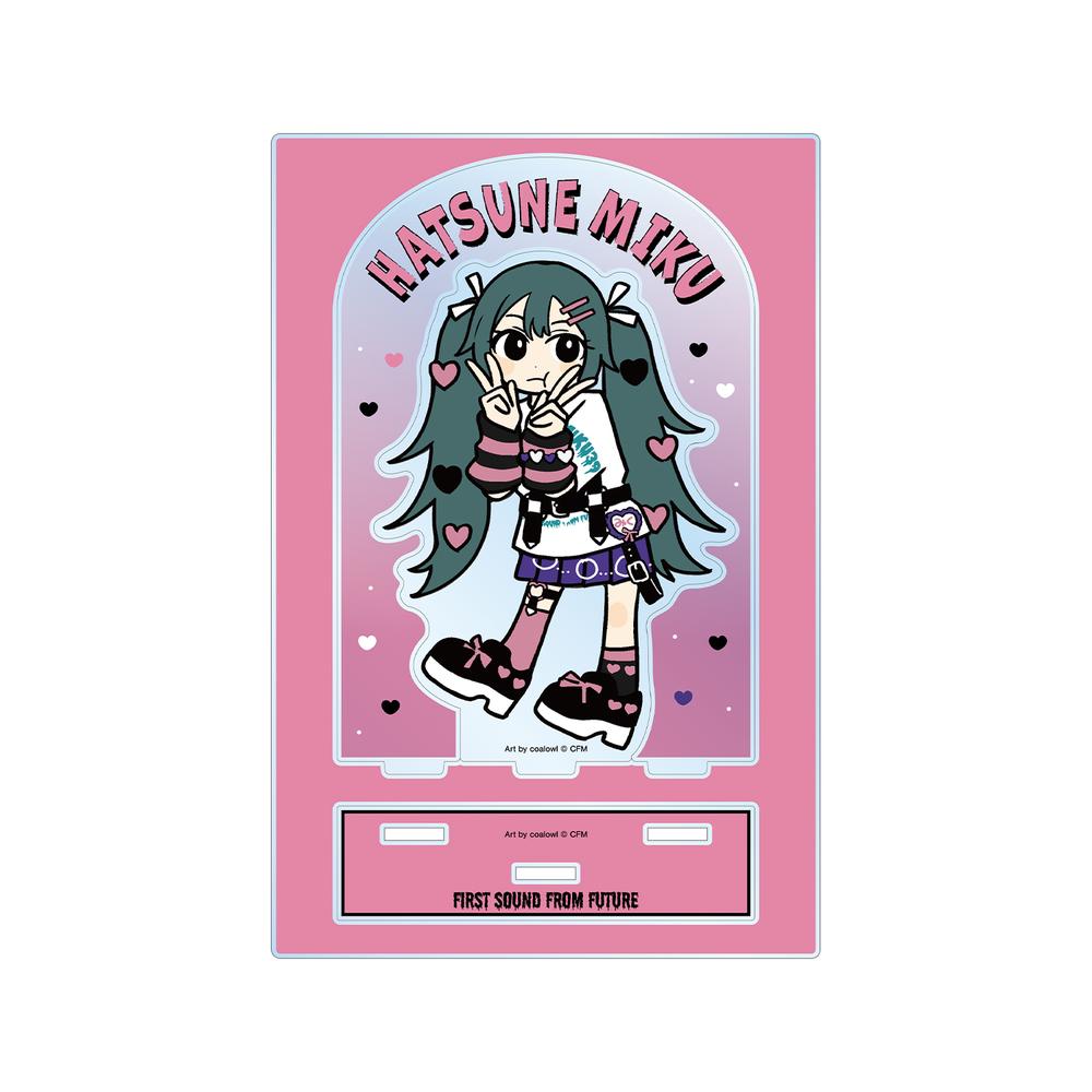 アート・デザイン・音楽 drawamok ROUND.1 初音ミク - 描き下ろし 初音ミク ハートver. Art by coalowl BIG