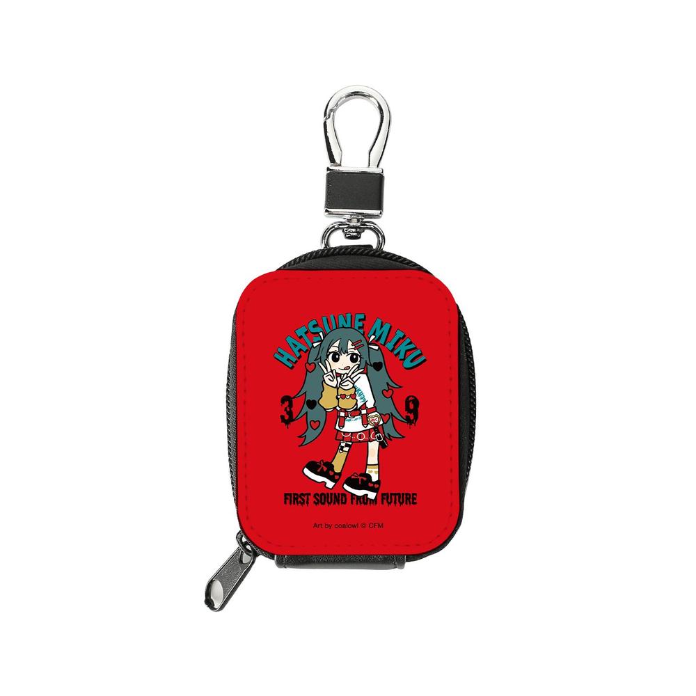 『初音ミク』描き下ろし 初音ミク ハート デフォルメver. Art by coalowl 合皮レザーミニポーチ ver.A【202604再販】