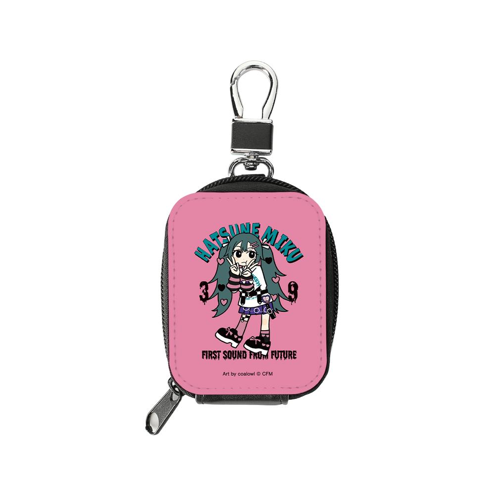 『初音ミク』描き下ろし 初音ミク ハート デフォルメver. Art by coalowl 合皮レザーミニポーチ ver.B【202507再販】