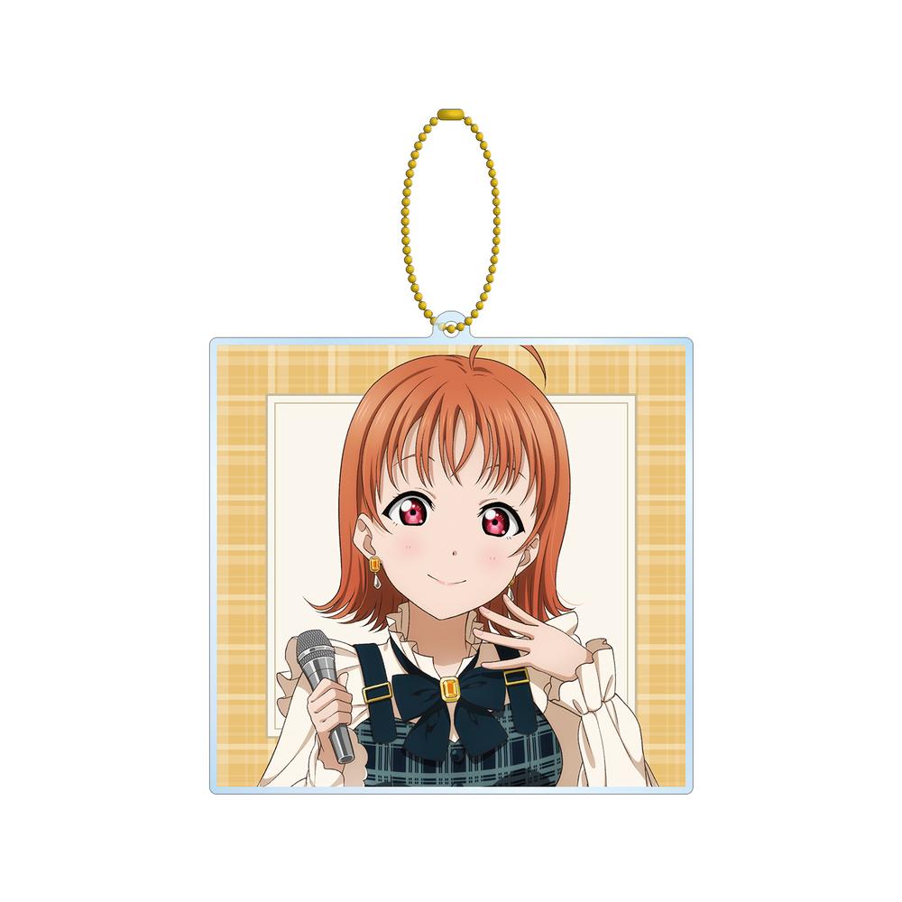 『ラブライブ!サンシャイン!!』描き下ろし 高海 千歌 チェックワンピース衣装ver. BIGアクリルキーホルダー【202510再販】