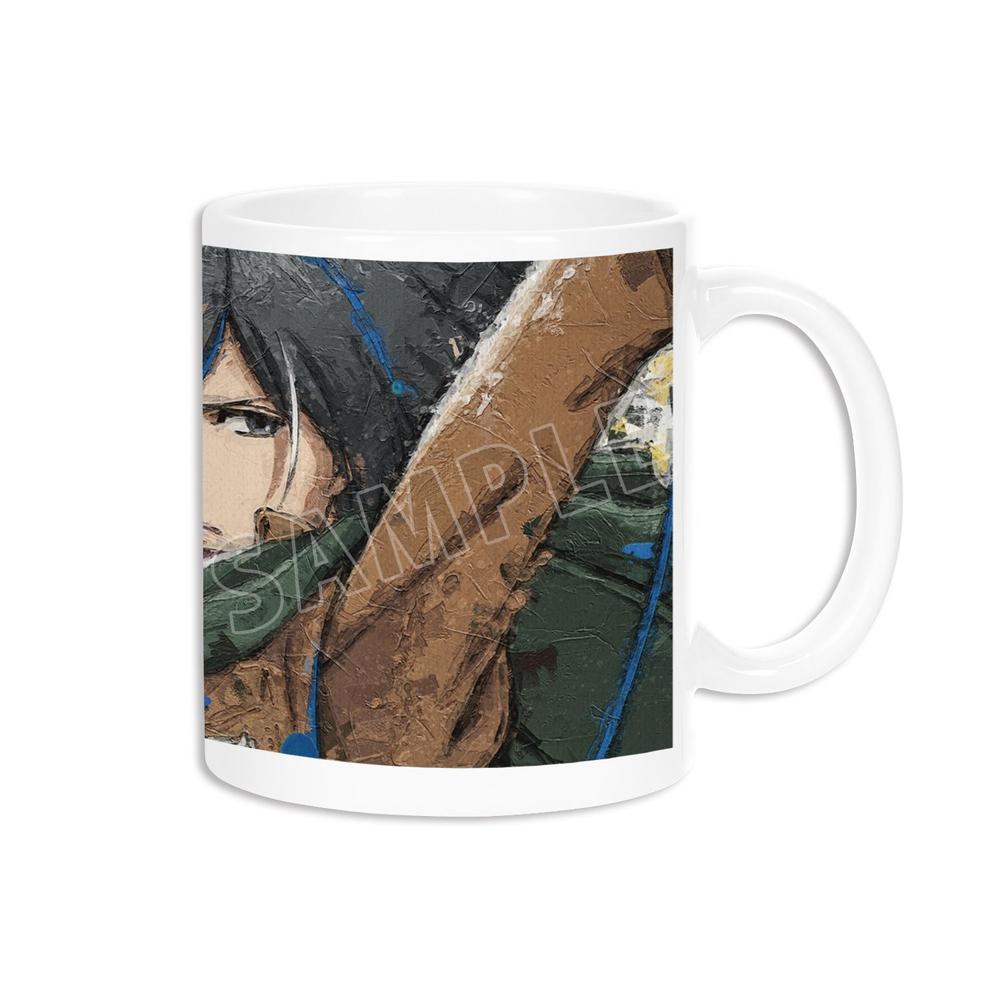 『進撃の巨人』ミカサ grunge CANVAS マグカップ【202604再販】