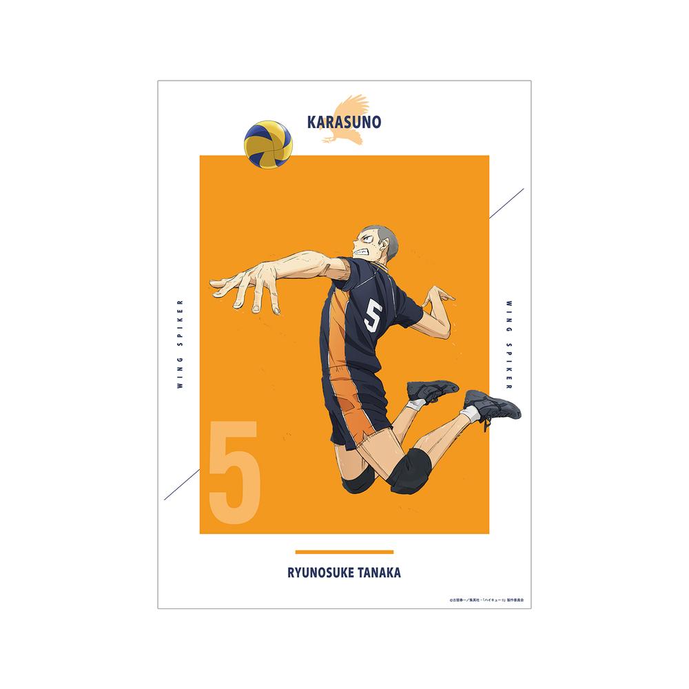 『ハイキュー!! ゴミ捨て場の決戦』田中龍之介 A3マット加工ポスター【202506再販】