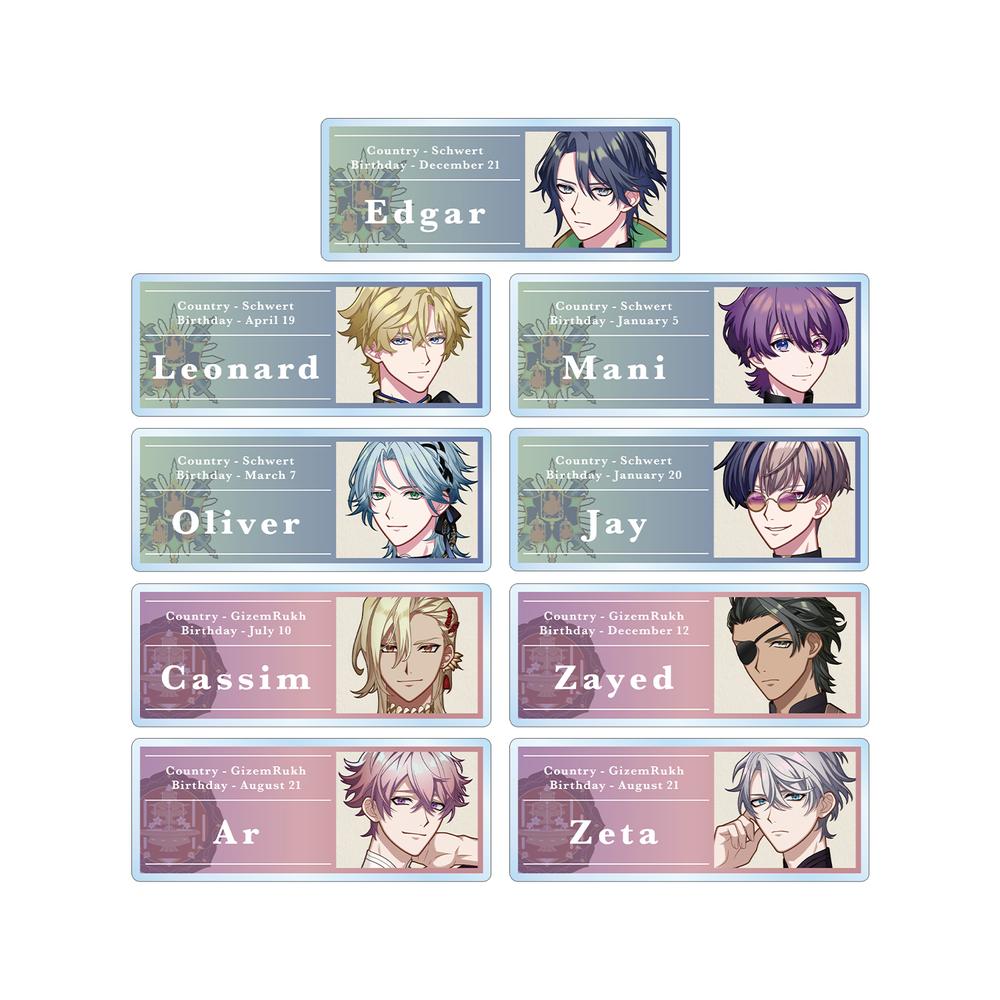 『廻らぬ星のステラリウム』トレーディングアクリルネームプレート ver.A(単位/BOX)【202510再販】