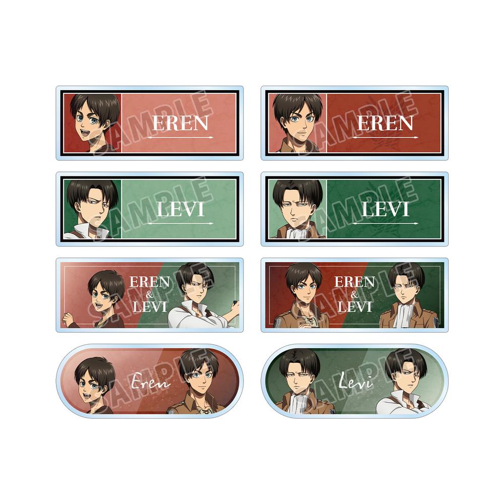 『進撃の巨人』描き下ろし 過去と現在ver. トレーディングアクリルネームプレート(単位/BOX)【202512再販】