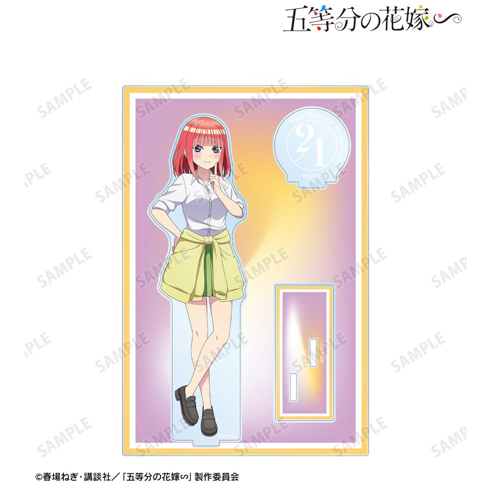 五等分の花嫁∽』描き下ろし 中野二乃 衣装交換ver. 第2弾 パーツ付きBIGアクリルスタンド – Anime Store JP