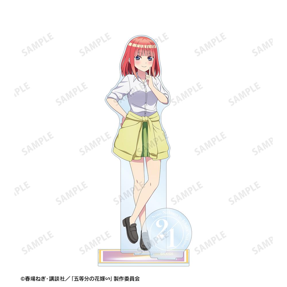 五等分の花嫁∽』描き下ろし 中野二乃 衣装交換ver. 第2弾 パーツ付きBIGアクリルスタンド – Anime Store JP