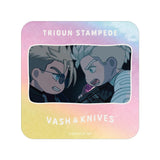 『TRIGUN STAMPEDE』ヴァッシュ&ナイヴズ ゆるコマ オーロラステッカー