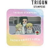 『TRIGUN STAMPEDE』ヴァッシュ&ナイヴズ&レム ゆるコマ オーロラステッカー