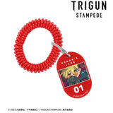 『TRIGUN STAMPEDE』ヴァッシュ・ザ・スタンピード ゆるコマ ロッカーキー風アクリルキーホルダー ver.A