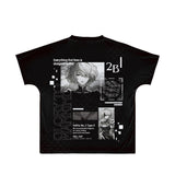 『NieR:Automata Ver1.1a』2B Ani-Art BLACK LABEL フルグラフィックTシャツユニセックス