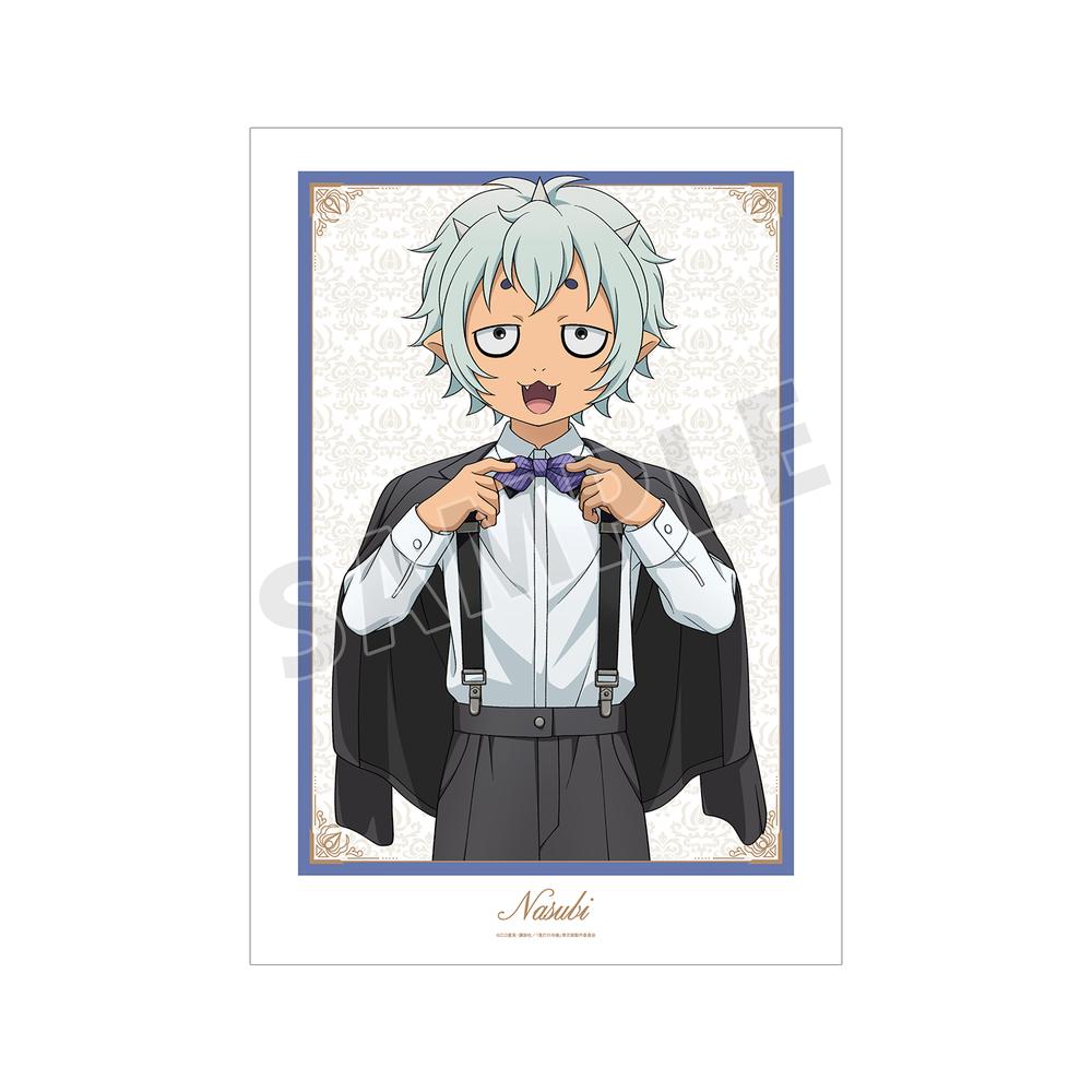 『鬼灯の冷徹』描き下ろし 茄子 スーツver. A3マット加工ポスター【202504再販】