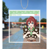 『ラブライブ!虹ヶ咲学園スクールアイドル同好会』東武動物公園コラボ 描き下ろし エマ・ヴェルデ サファリルックver. SNS風BIGアクリルキーホルダー