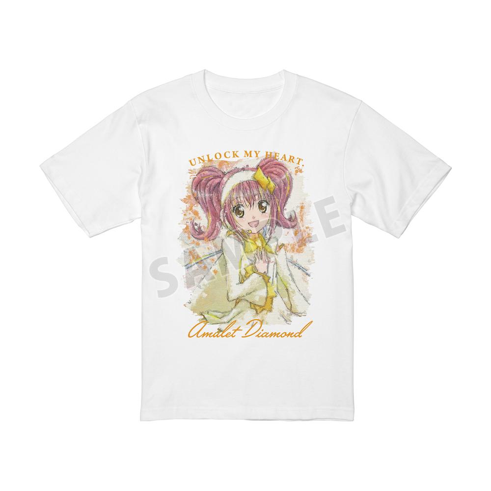 『しゅごキャラ!』アミュレットダイヤ grunge CANVAS Tシャツメンズ