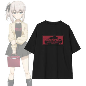 『ガールズ&パンツァー 最終章』描き下ろし デート私服ver. 逸見エリカ 着用 BIGシルエットTシャツユニセックス