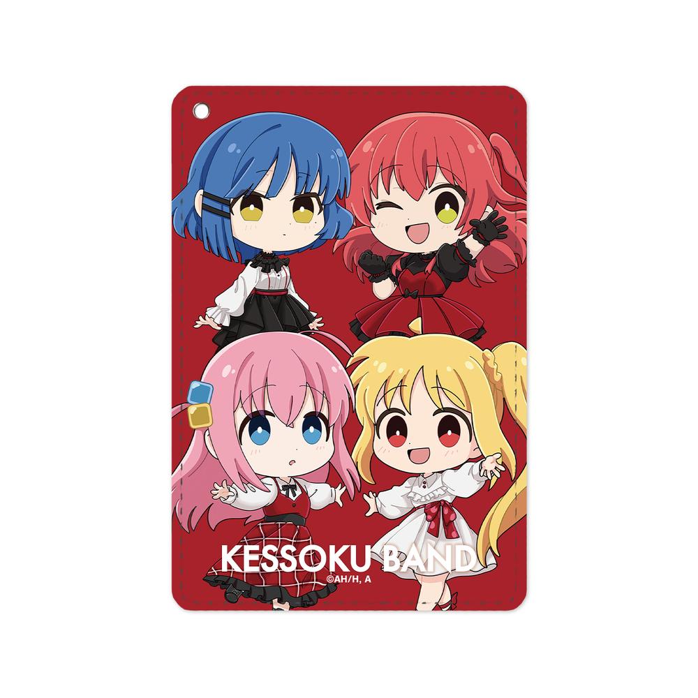 『ぼっち・ざ・ろっく!』結束バンド ちびキャラ 赤いドレスver. 1ポケットパスケース【202510再販】