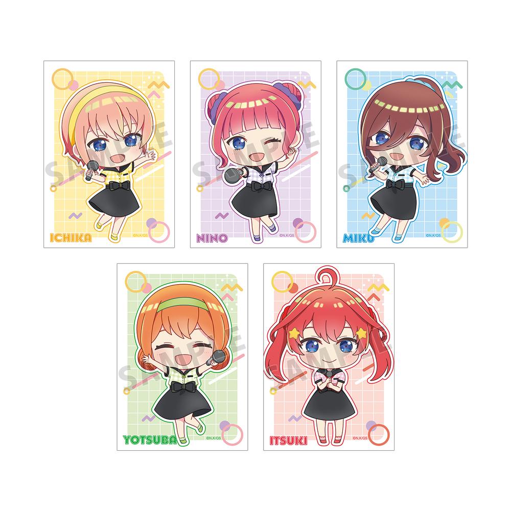 『五等分の花嫁∽』ちびキャラ ブロマイド5枚セット ver.A