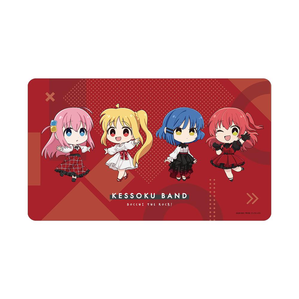 『ぼっち・ざ・ろっく!』結束バンド ちびキャラ 赤いドレスver. マルチデスクマット【202510再販】