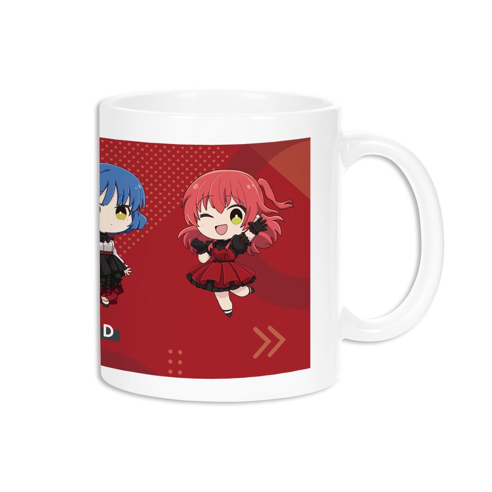 『ぼっち・ざ・ろっく!』結束バンド ちびキャラ 赤いドレスver. マグカップ【202510再販】