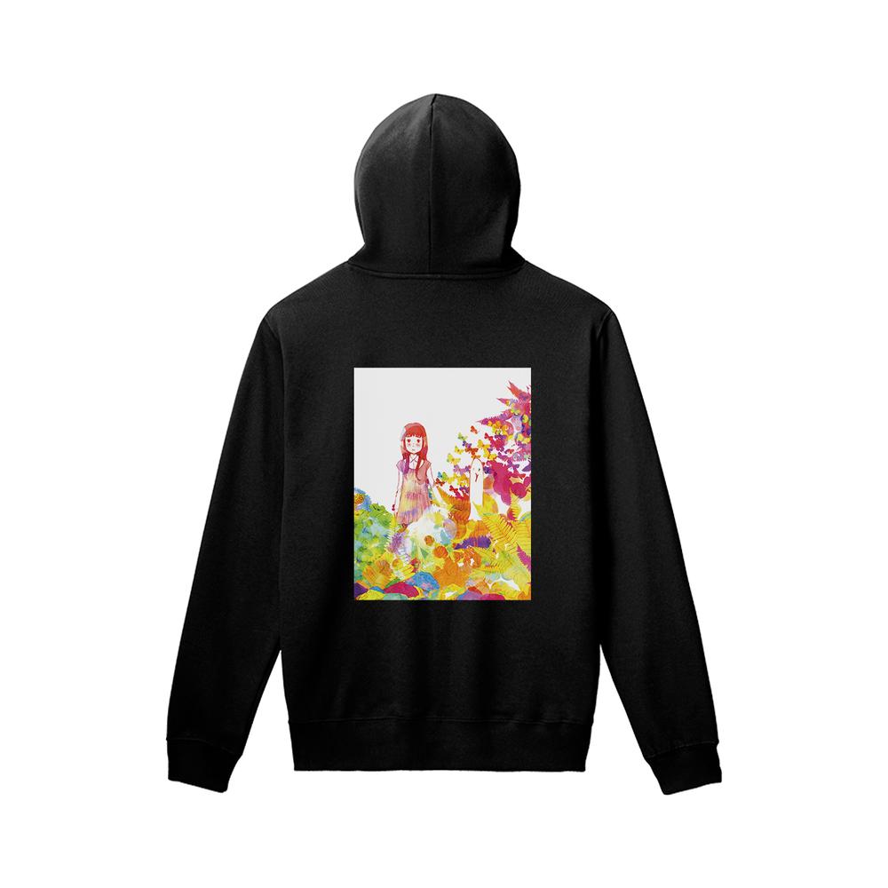 『おやすみプンプン』プンプン&田中愛子 バックプリントパーカーレディース【202511再販】