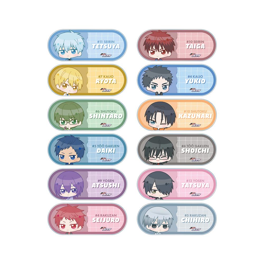 『黒子のバスケ』トレーディング ちびキャラ スナップショットver. アクリルネームプレート(単位/BOX)【202508再販】