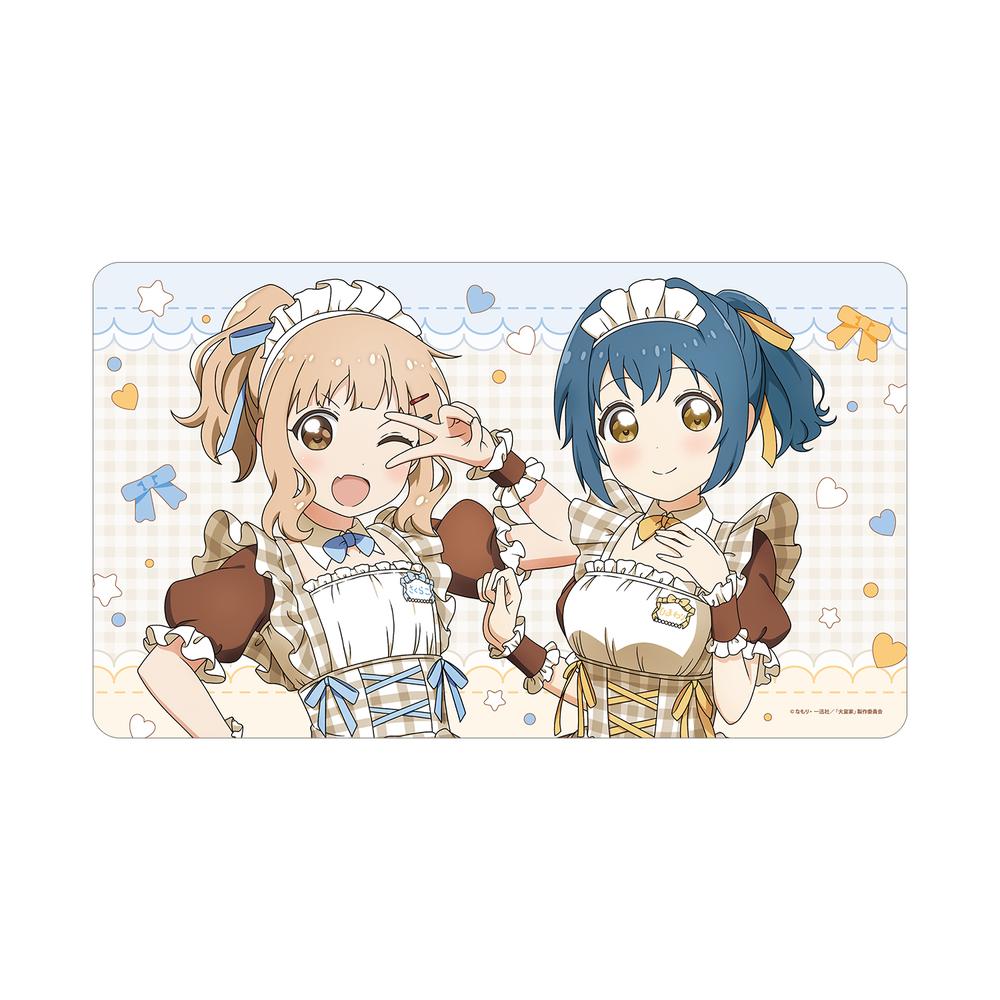 『大室家』アニメ描き下ろし 大室櫻子&古谷向日葵 メイド衣装ver. マルチデスクマット【202505再販】