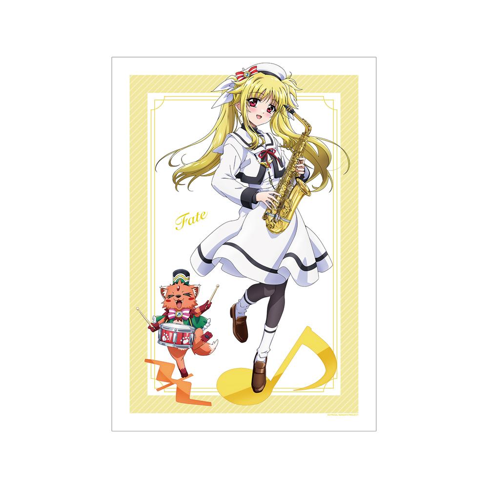 『魔法少女リリカルなのはシリーズ』描き下ろし フェイト・T・ハラオウン&アルフ 吹奏楽ver. A3マット加工ポスター【202506再販】