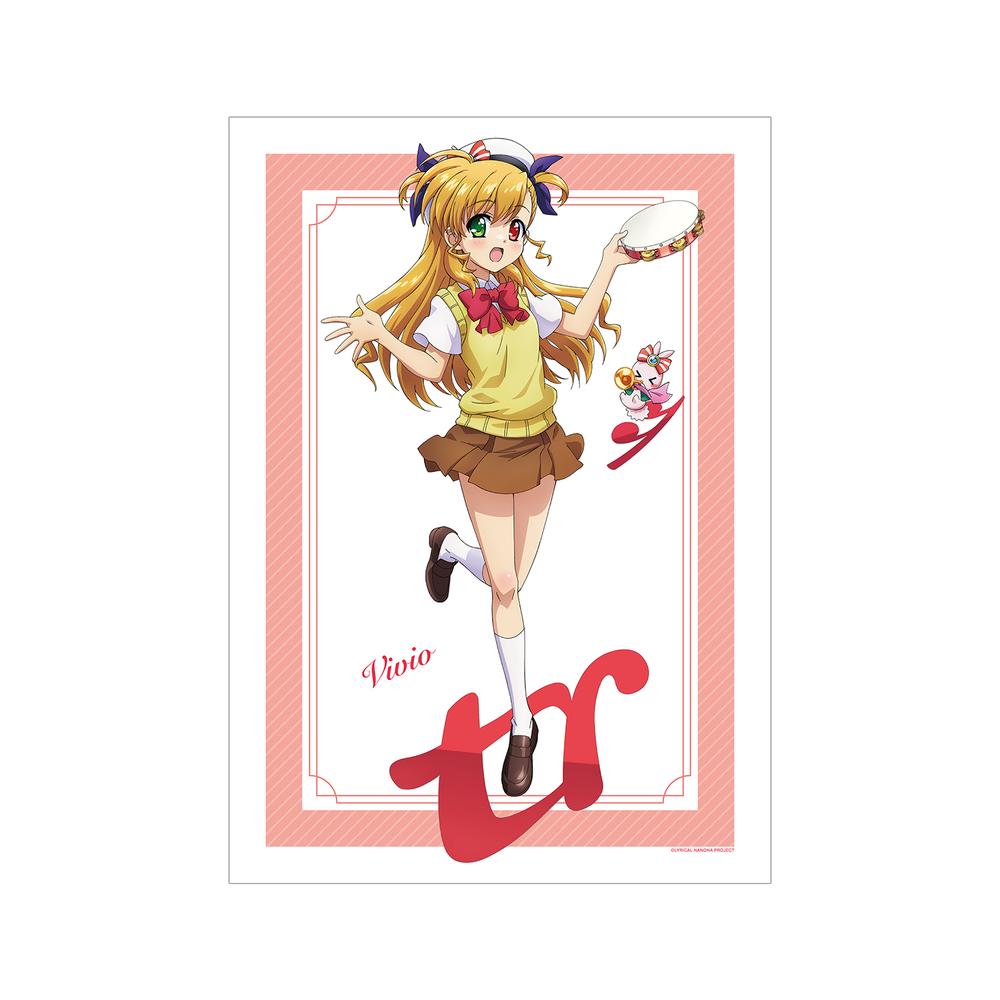 『魔法少女リリカルなのはシリーズ』描き下ろし 高町ヴィヴィオ&クリス 吹奏楽ver. A3マット加工ポスター【202506再販】