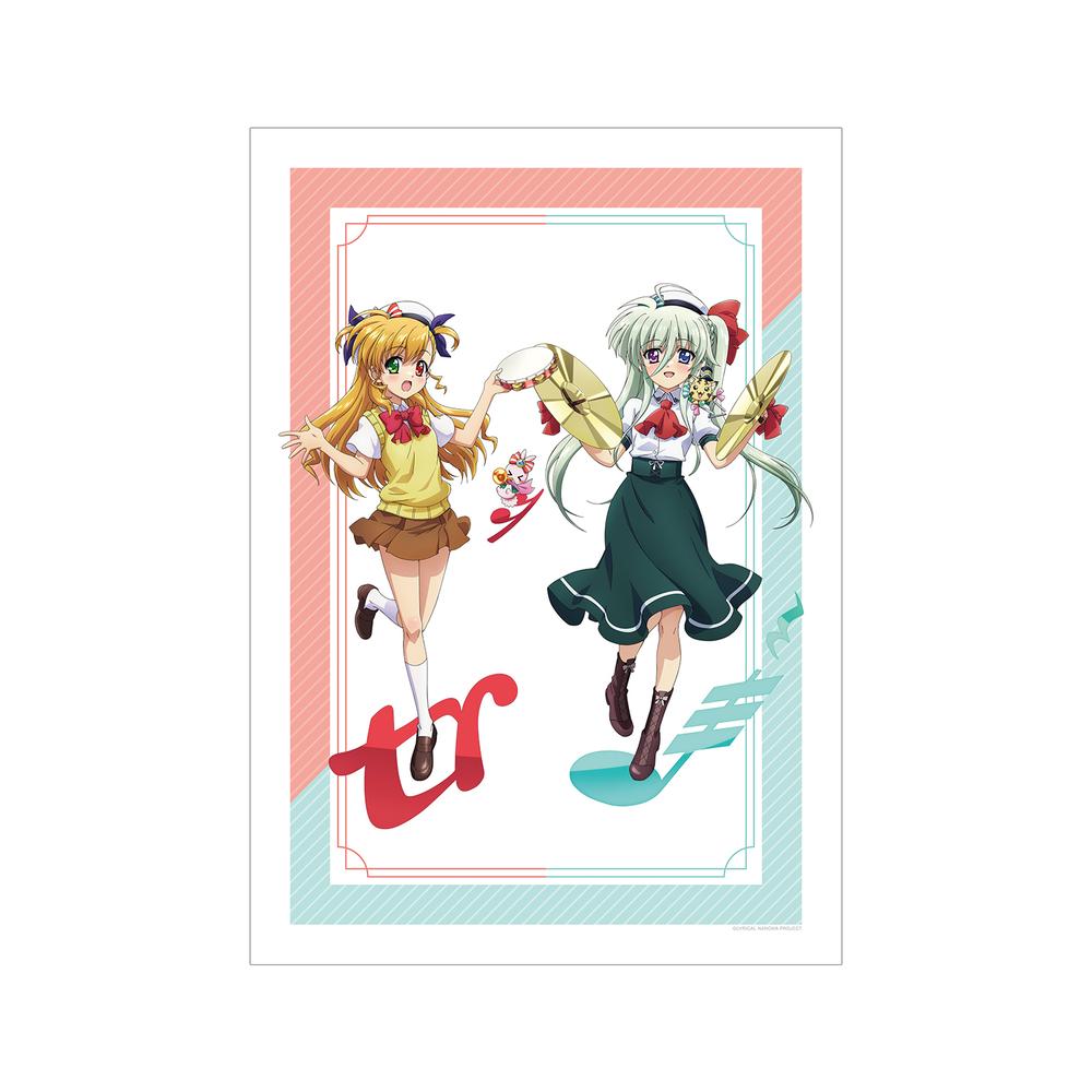 『魔法少女リリカルなのはシリーズ』描き下ろし 高町ヴィヴィオ&クリス&アインハルト・ストラトス&アスティオン 吹奏楽ver. A3マット加工ポスター【202506再販】