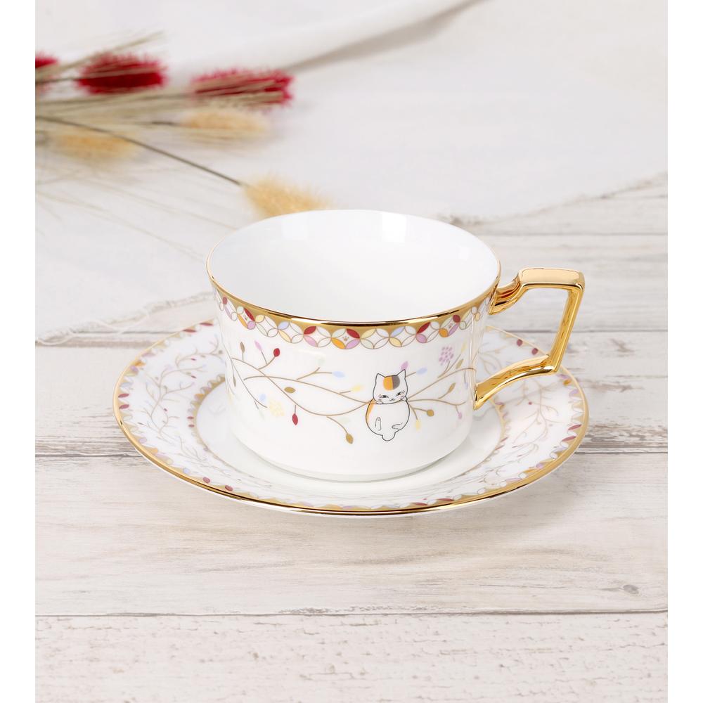 『夏目友人帳』ノリタケコラボ ニャンコ先生 カップ&ソーサー