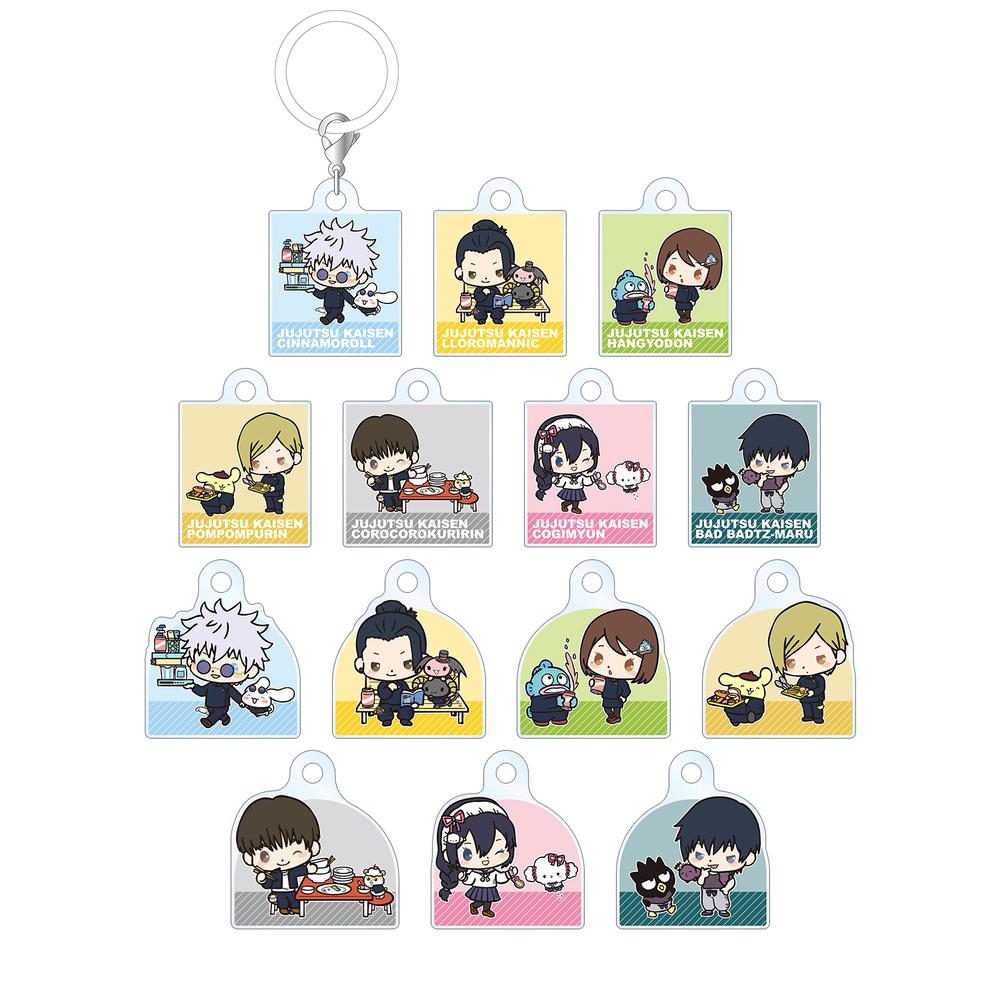 『呪術廻戦×サンリオキャラクターズ』トレーディング 懐玉・玉折 目印ミニアクリルチャーム(単位/BOX)【202510再販】