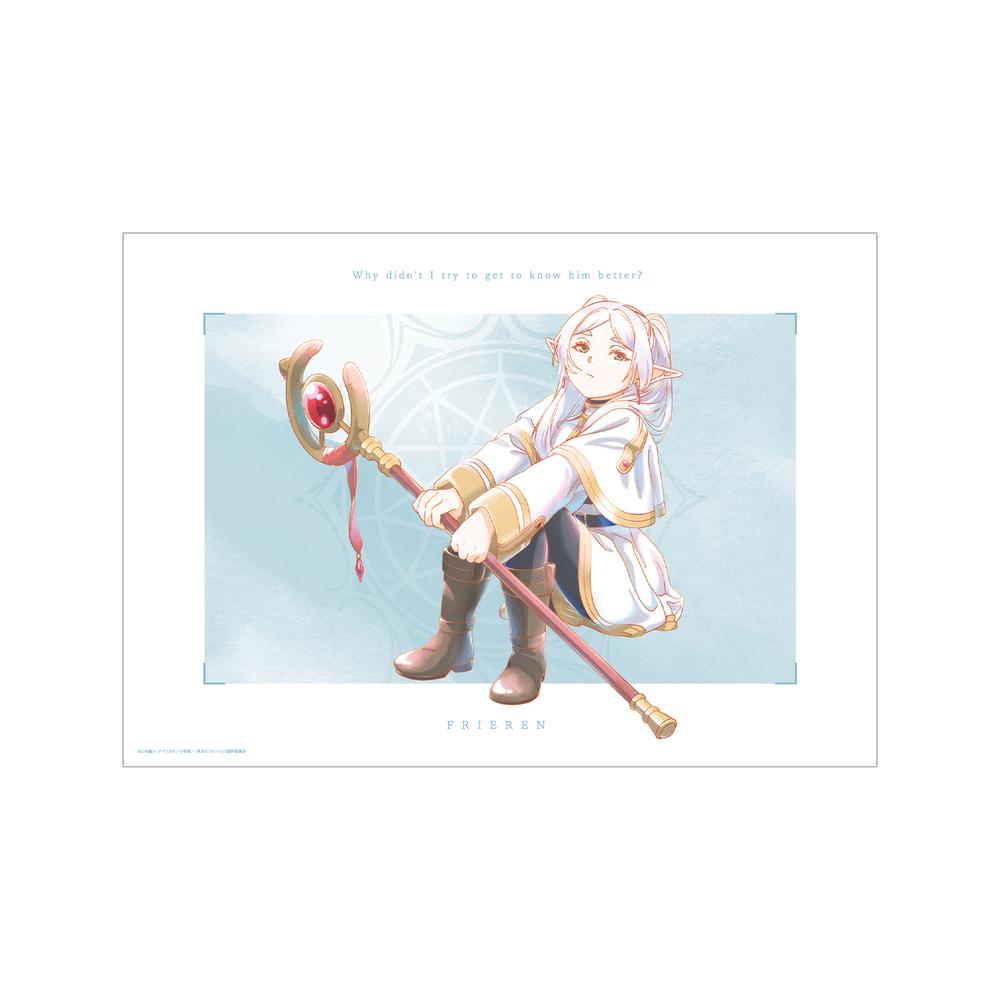 『葬送のフリーレン』フリーレン Ani-Art aqua label A3マット加工ポスター ver.A【202511再販】