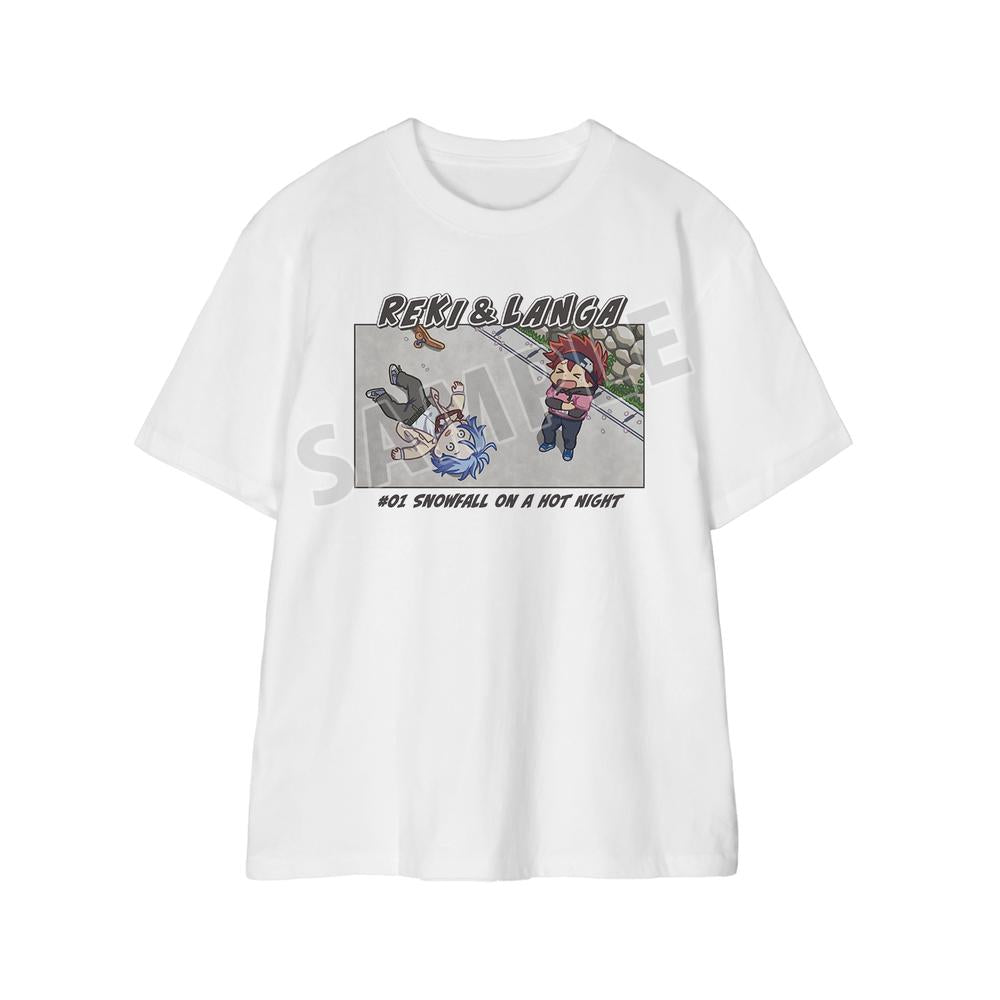 『SK∞ エスケーエイト』暦&ランガ ゆるコマ Tシャツメンズ