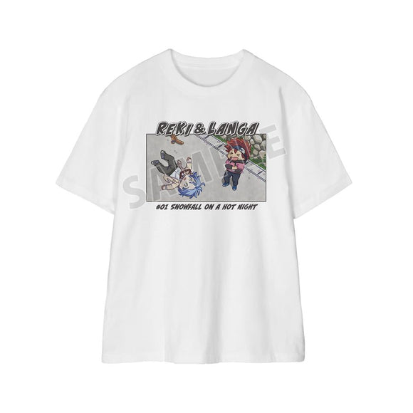 『SK∞ エスケーエイト』暦&ランガ ゆるコマ Tシャツレディース