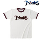 『NiGHTS』NiGHTS ロゴ リンガーTシャツユニセックス