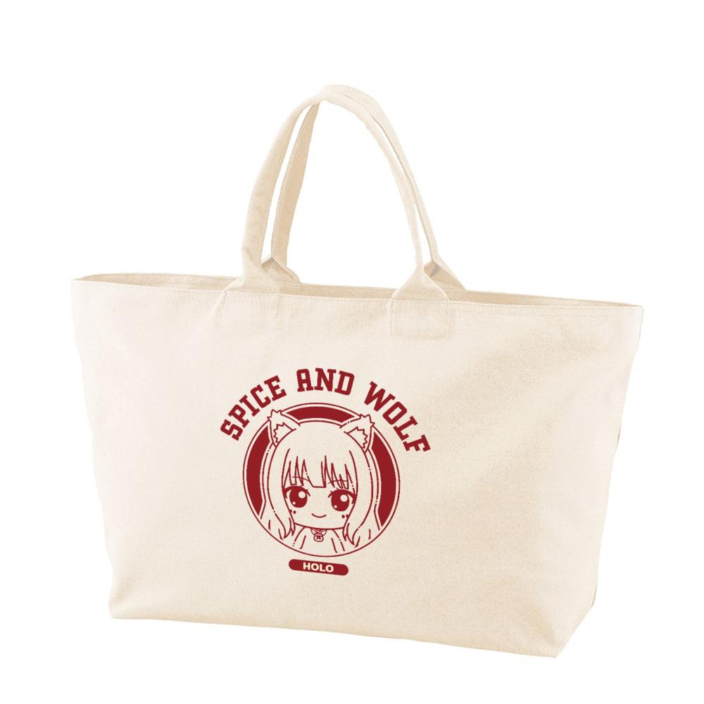 『狼と香辛料 MERCHANT MEETS THE WISE WOLF』ホロ ちょこんと! BIGジップトートバッグ【202603再販】