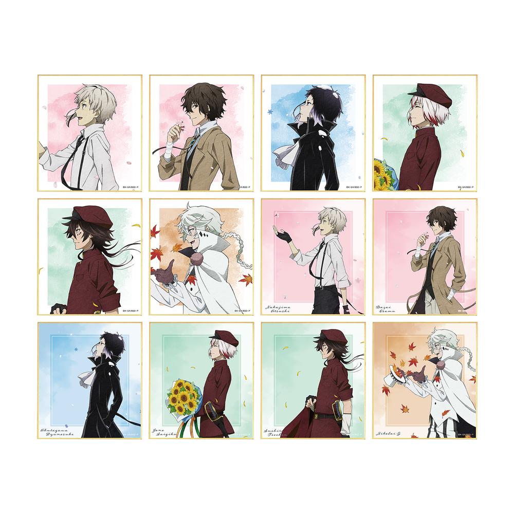 『文豪ストレイドッグス』描き下ろし 季節の歩みver. トレーディングミニ色紙(単位/BOX)【202508再販】