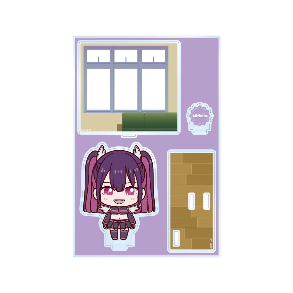 描き下ろし 橘美花莉 チェック柄コーデver. キャラファイングラフ 描き下ろし 橘美花莉 チェック柄コーデver. キャラファイン