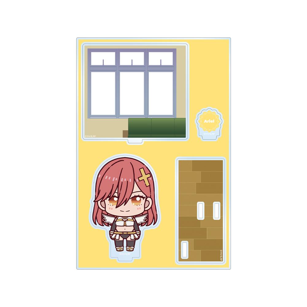 2.5次元の誘惑　にごりり　チェック柄コーデver. マルチデスクマット　みかり TVアニメ『2.5次元の誘惑』 描き下ろし 橘美花莉 チェック柄