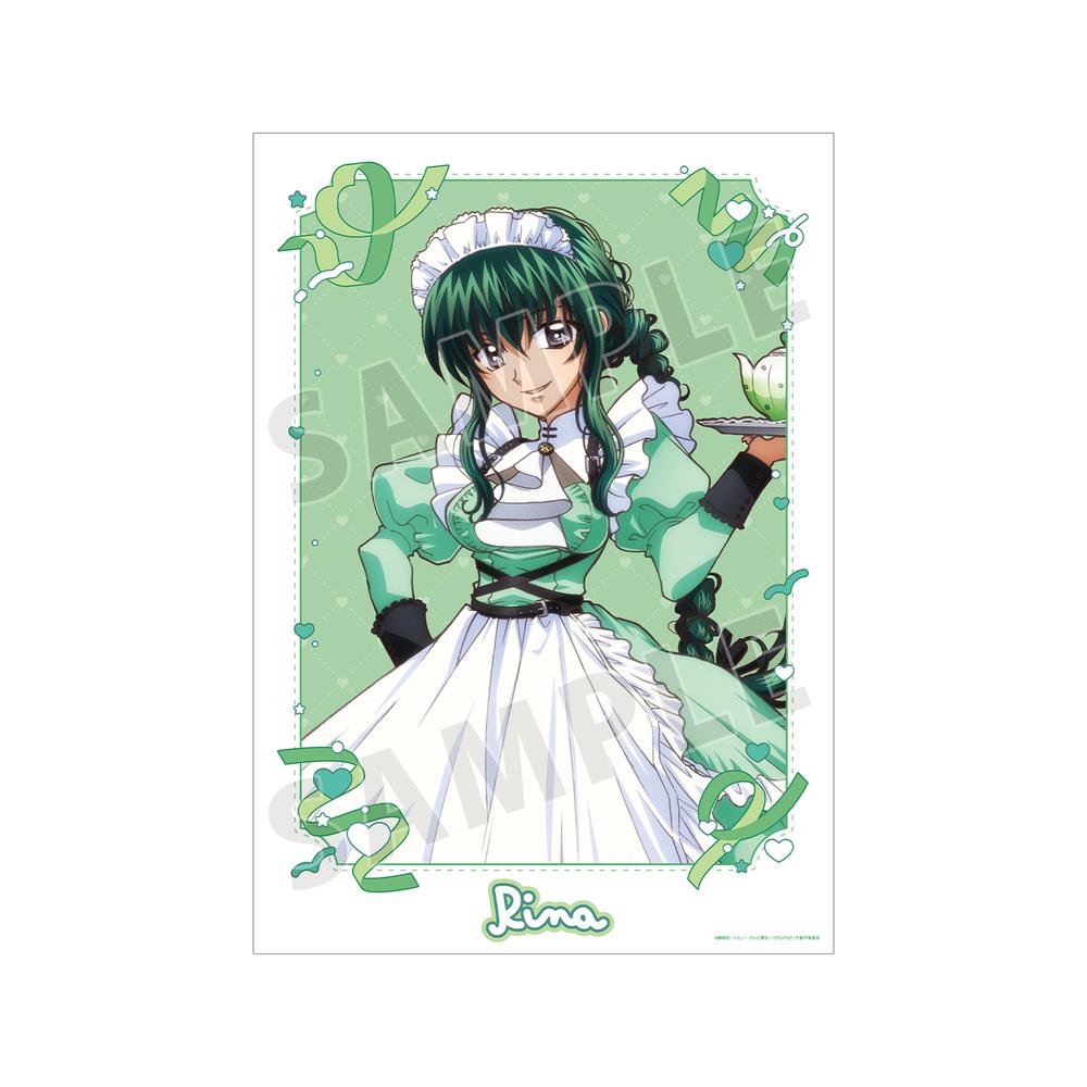 『ぴちぴちピッチ』描き下ろし 洞院 リナ メイドver. A3マット加工ポスター【202512再販】