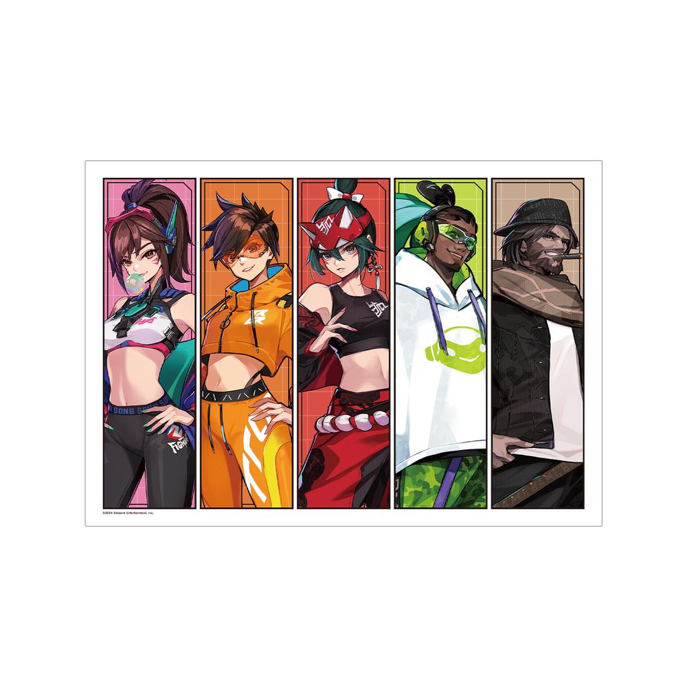 『オーバーウォッチ 2』POKImariさんイラスト 集合 A3マット加工ポスター【202510再販】