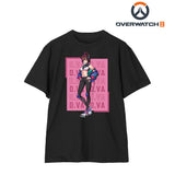 『オーバーウォッチ 2』POKImariさんイラスト D.Va Tシャツメンズ