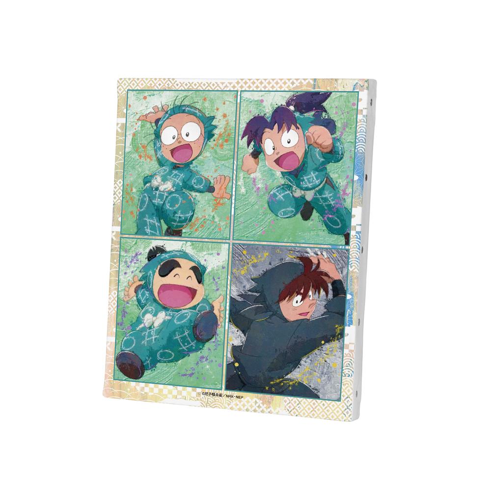 『忍たま乱太郎』一年生集合&土井先生 grunge CANVAS キャンバスボード【202509再販】