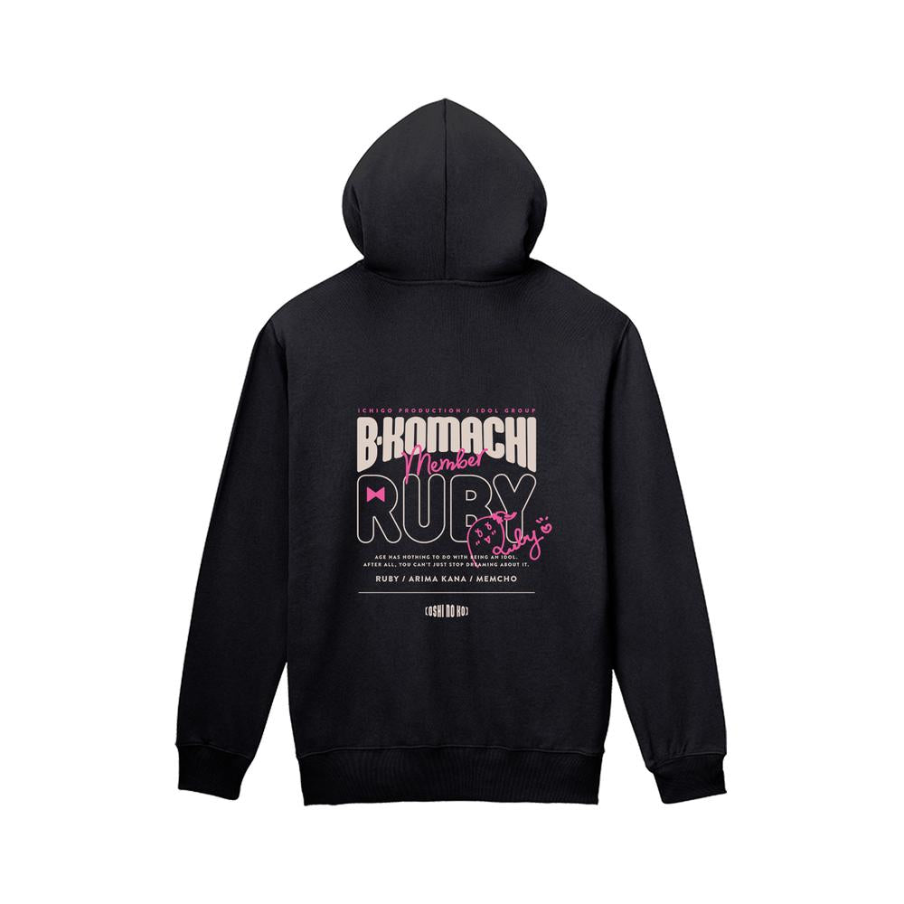 『【推しの子】』【推しの子】 ルビー バックプリントジップパーカーレディース【202509再販】