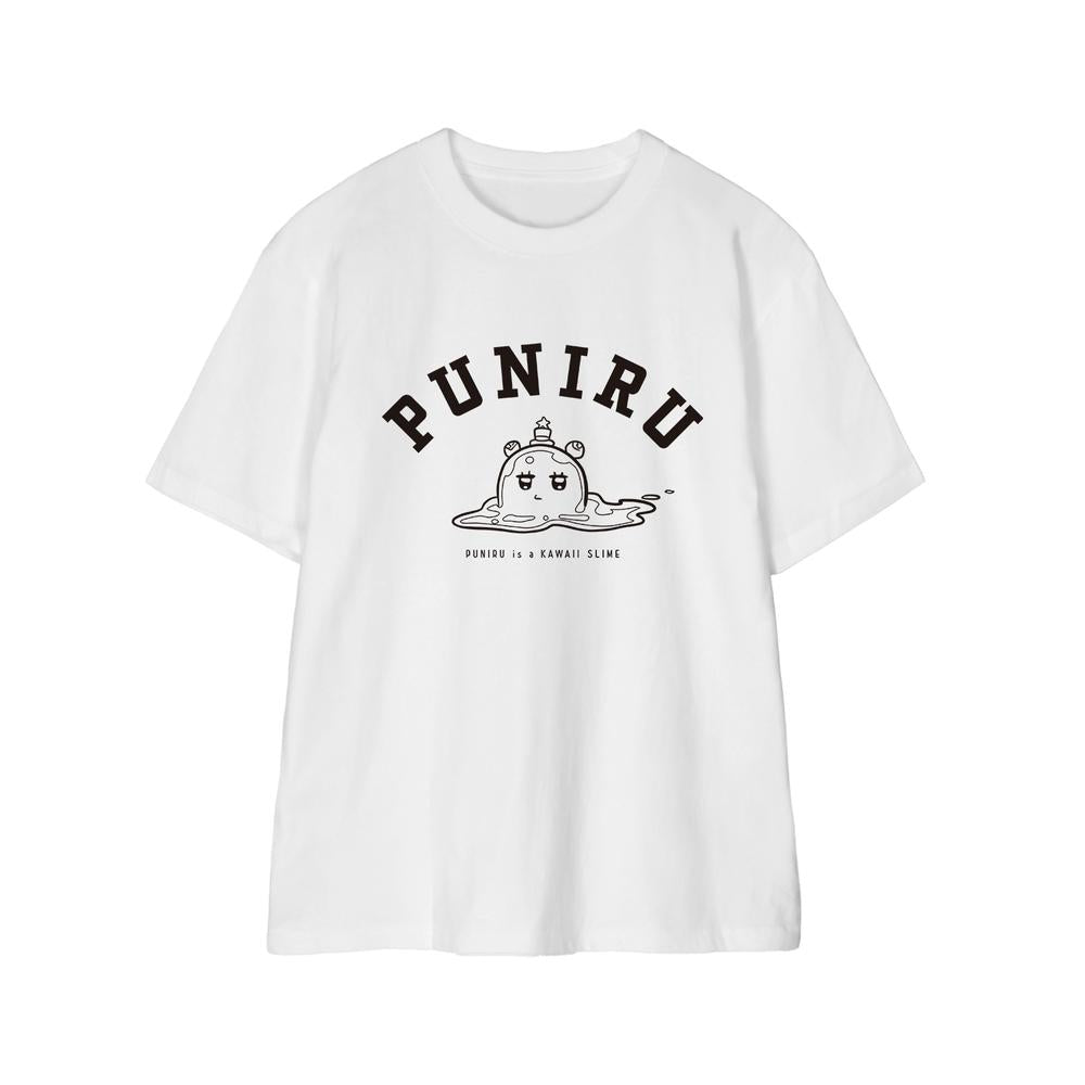 『ぷにるはかわいいスライム』ぷにるのかわいい カレッジTシャツメンズ